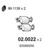 ALFA 60586958 Catalytic Converter